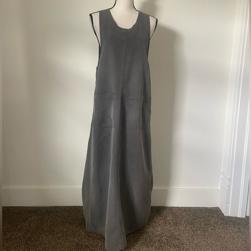 Vintage In Focus Grey Dress Size Small